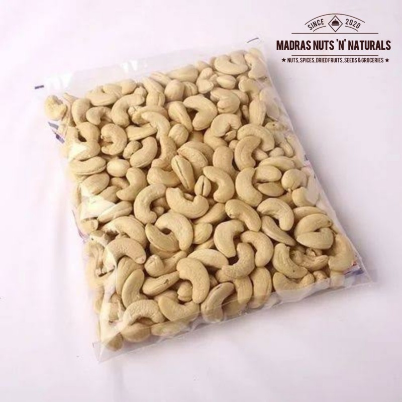MNN 100% Natural Premium Whole Cashews 250 g Value Pack | W320 | Whole Crunchy Cashew | Premium Kaju nuts | Nutritious & Delicious | Gluten Free & Plant based Protein