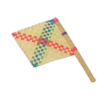 HUMAART SOCIAL ENTERPRISE® - Palm Leaf Hand Fan Handmade Palm Leaf Products Sustainable and Eco-Friendly Home Decor and Utility Items