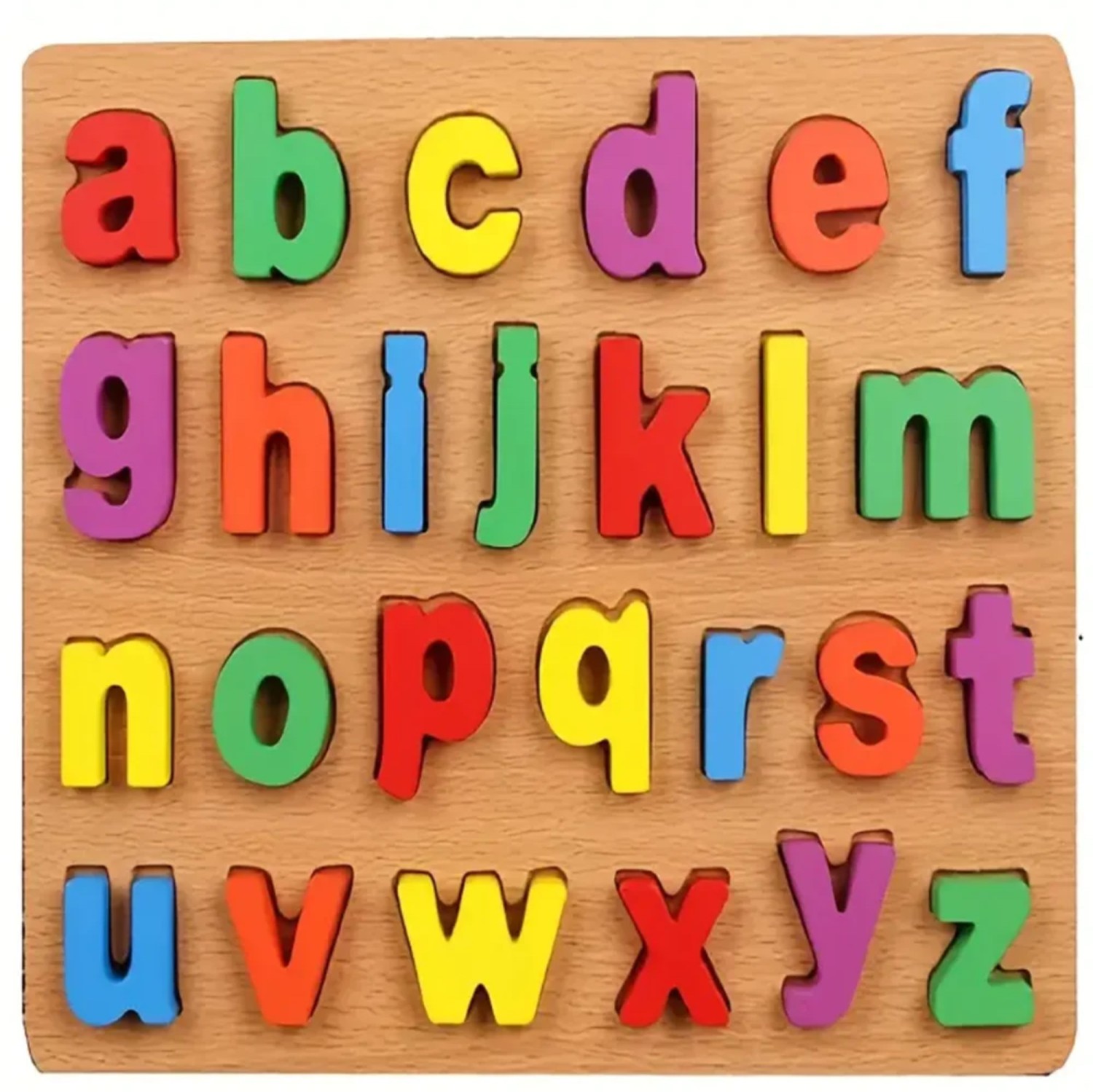 Lower Case Alphabet - Wooden Eduction Learning toy for Kids to Improve the Creativity Skills