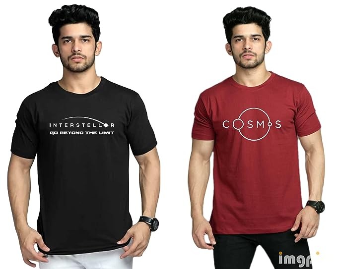 Philodox by attire Combo T Shirt for Men - Space Gym